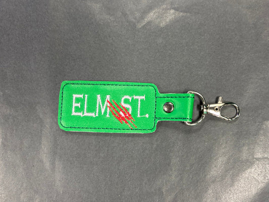 Elm St - Stitched Keychain