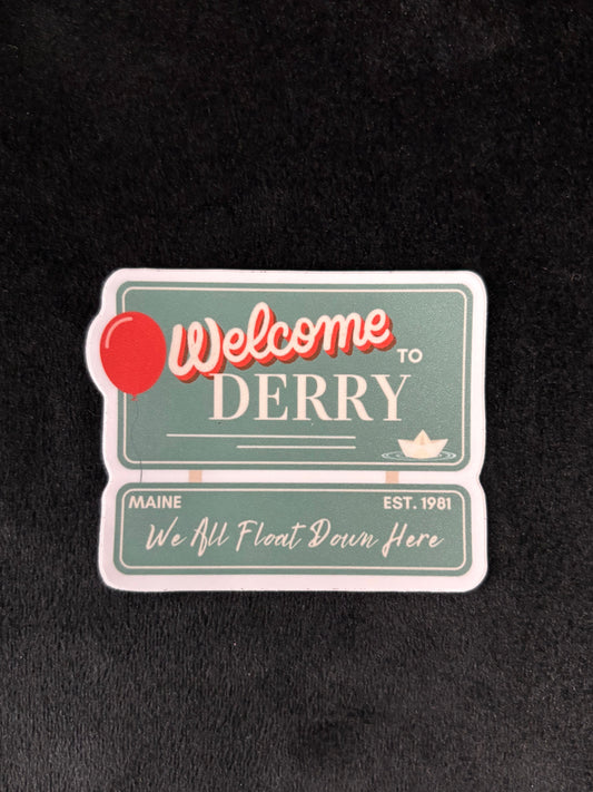 Retro Derry Maine - Sticker