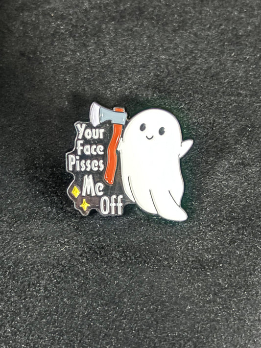 Your Face Ghost - Pin