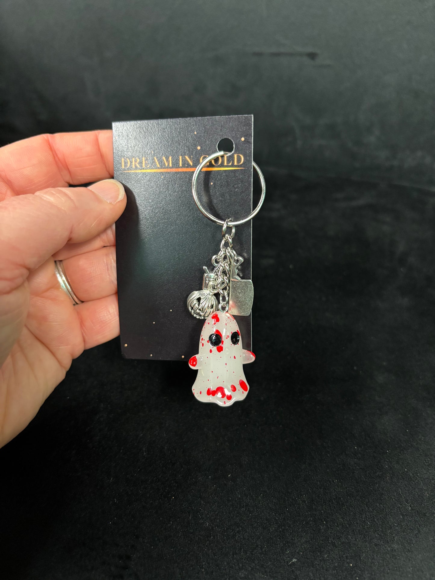 Large Charmed Ghost - Keychain