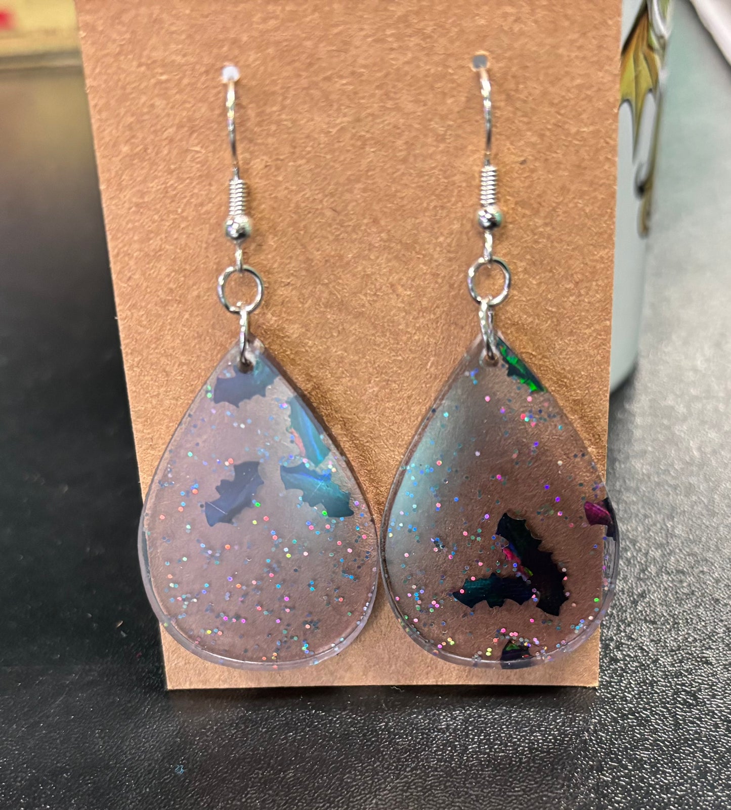 Sparkle Bat - Earrings