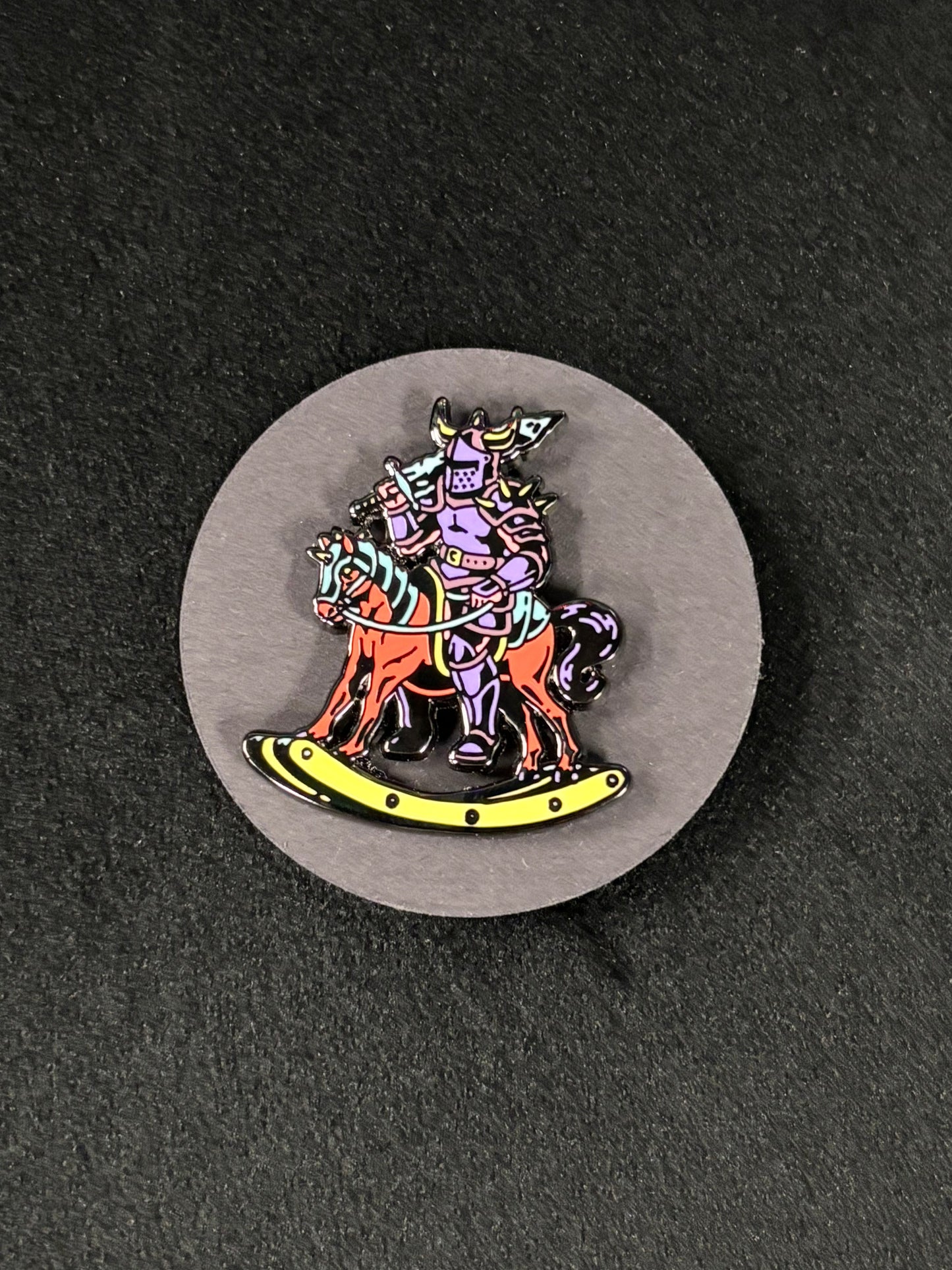 Knight on Hobby Horse - Pin