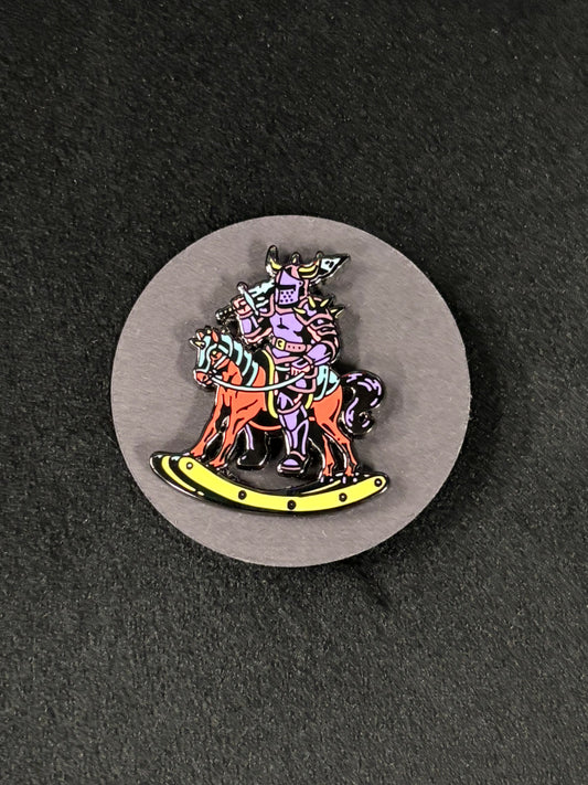 Knight on Hobby Horse - Pin
