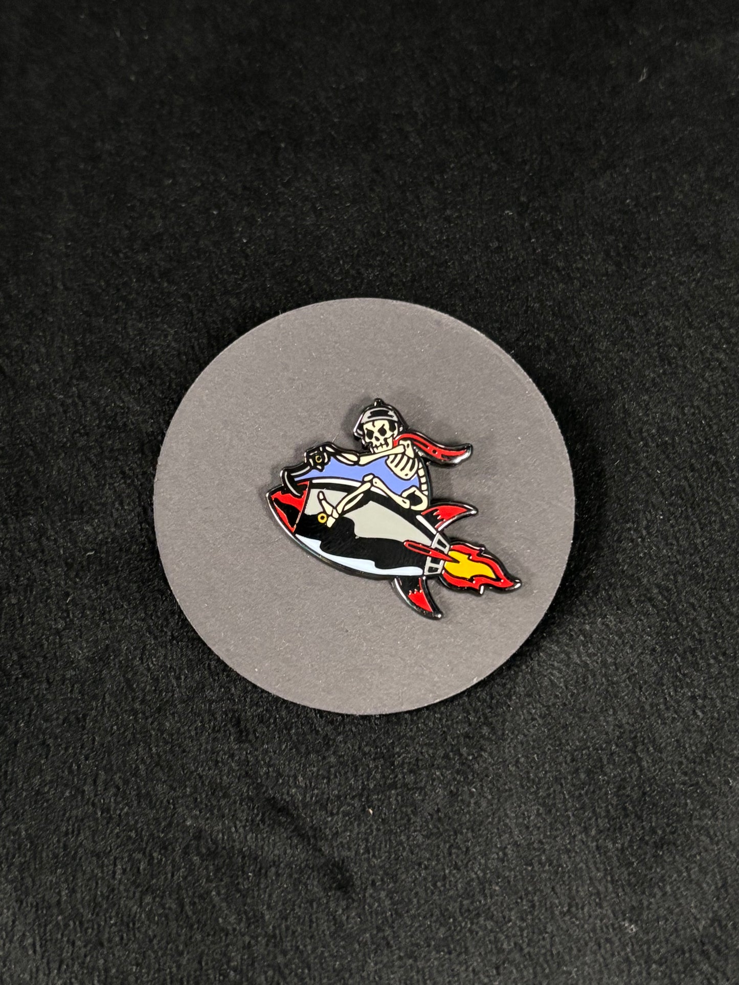 Skeleton Rocket - Pin