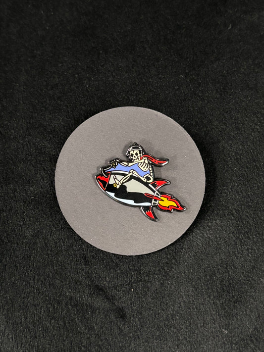 Skeleton Rocket - Pin