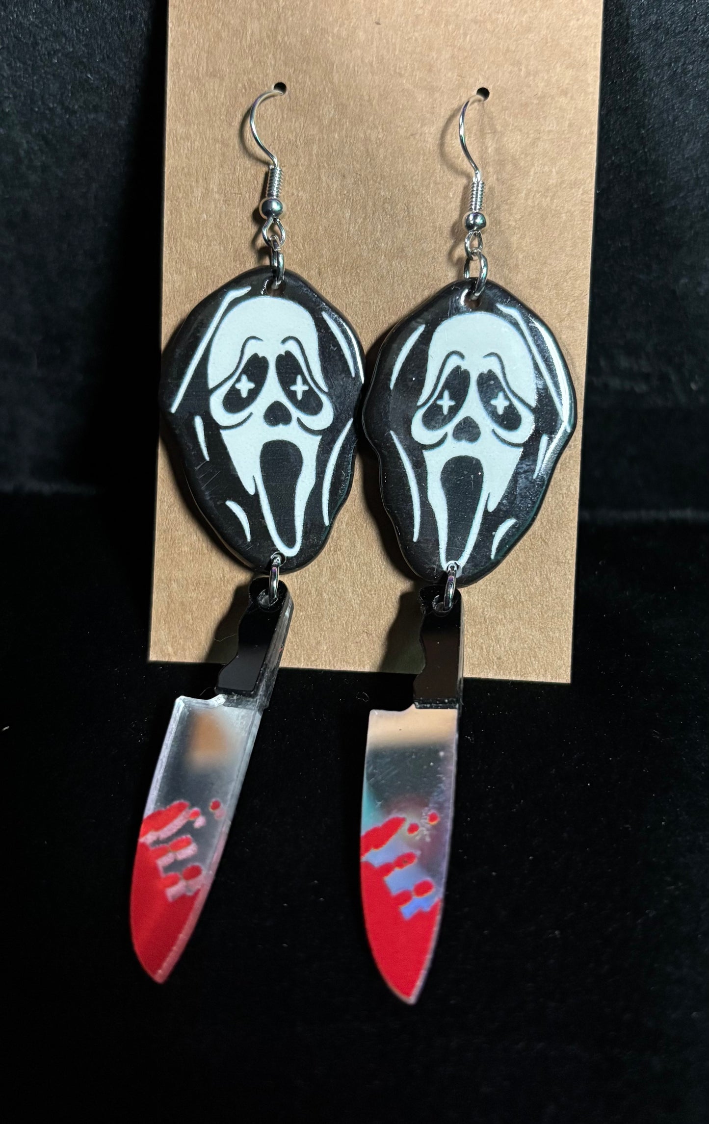 Ghostface Knife - Earrings