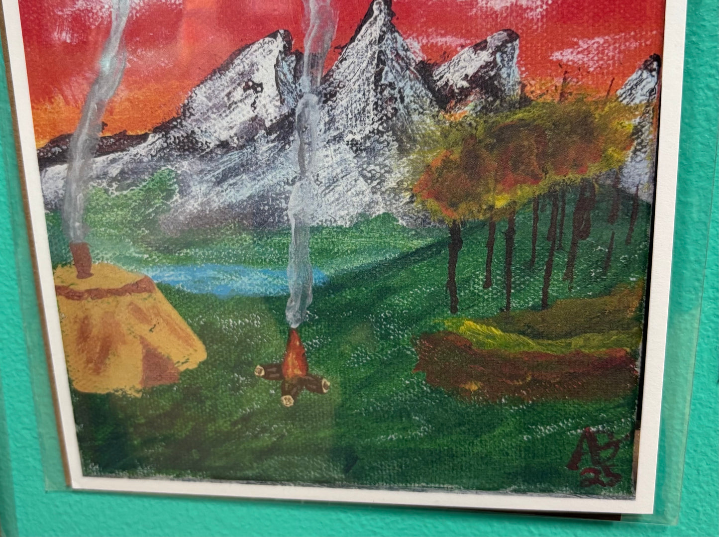 Campsite Mountain - Art Print