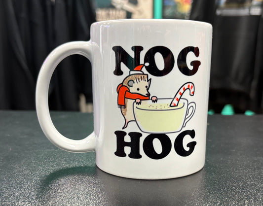 Nog Hog Hedgehog - Mug