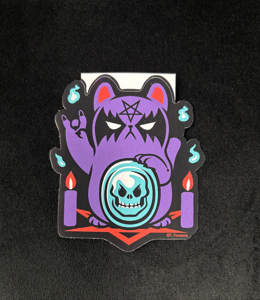 Satanic Cat - Sticker