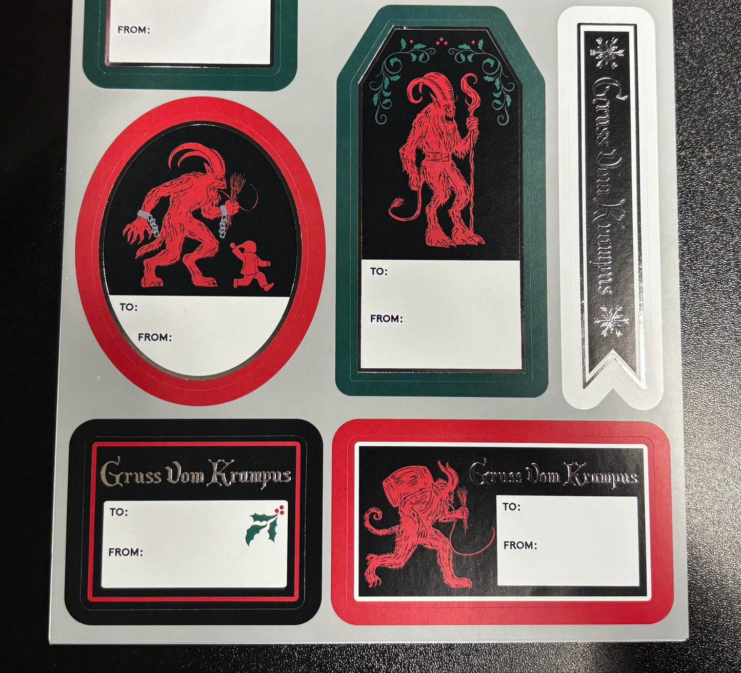 Krampus - Gift Label