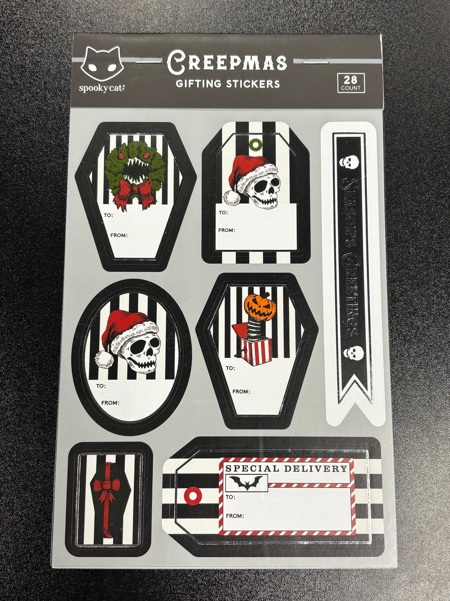 Gothic Creepmas - Gift Label Booklet