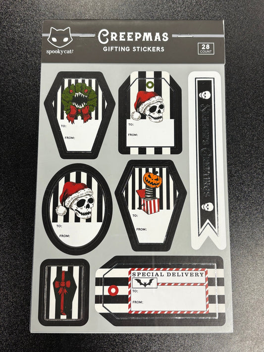 Gothic Creepmas - Gift Label Booklet