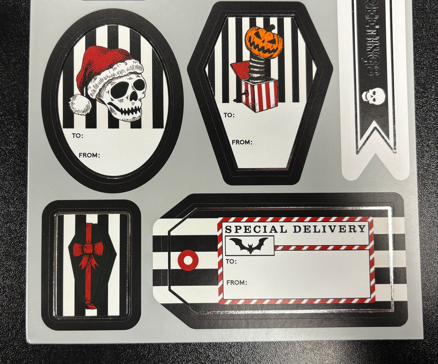 Gothic Creepmas - Gift Label Booklet
