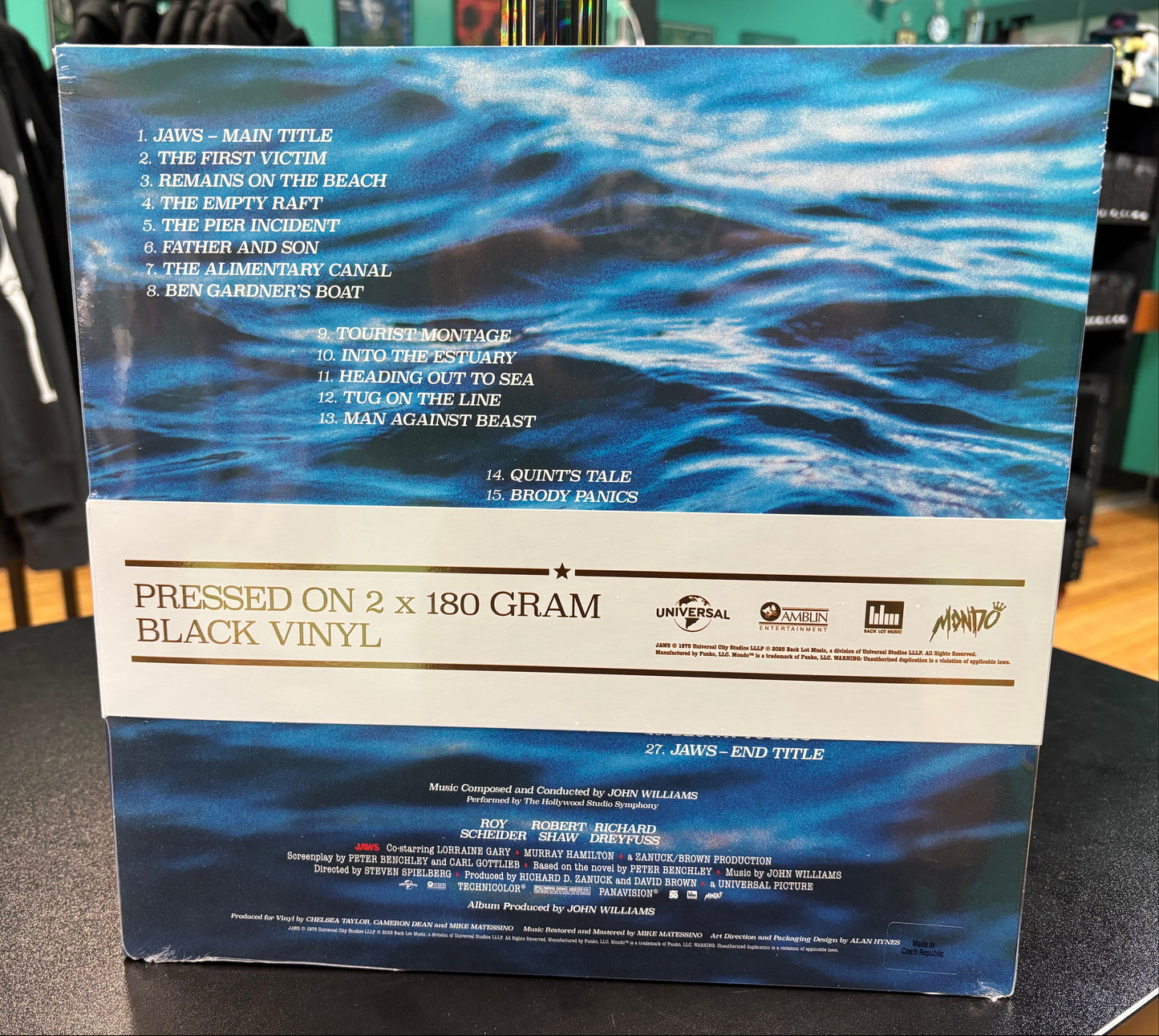 Jaws Original Motion Picture Score 50th Anniversary Edition 2XLP - Vinyl