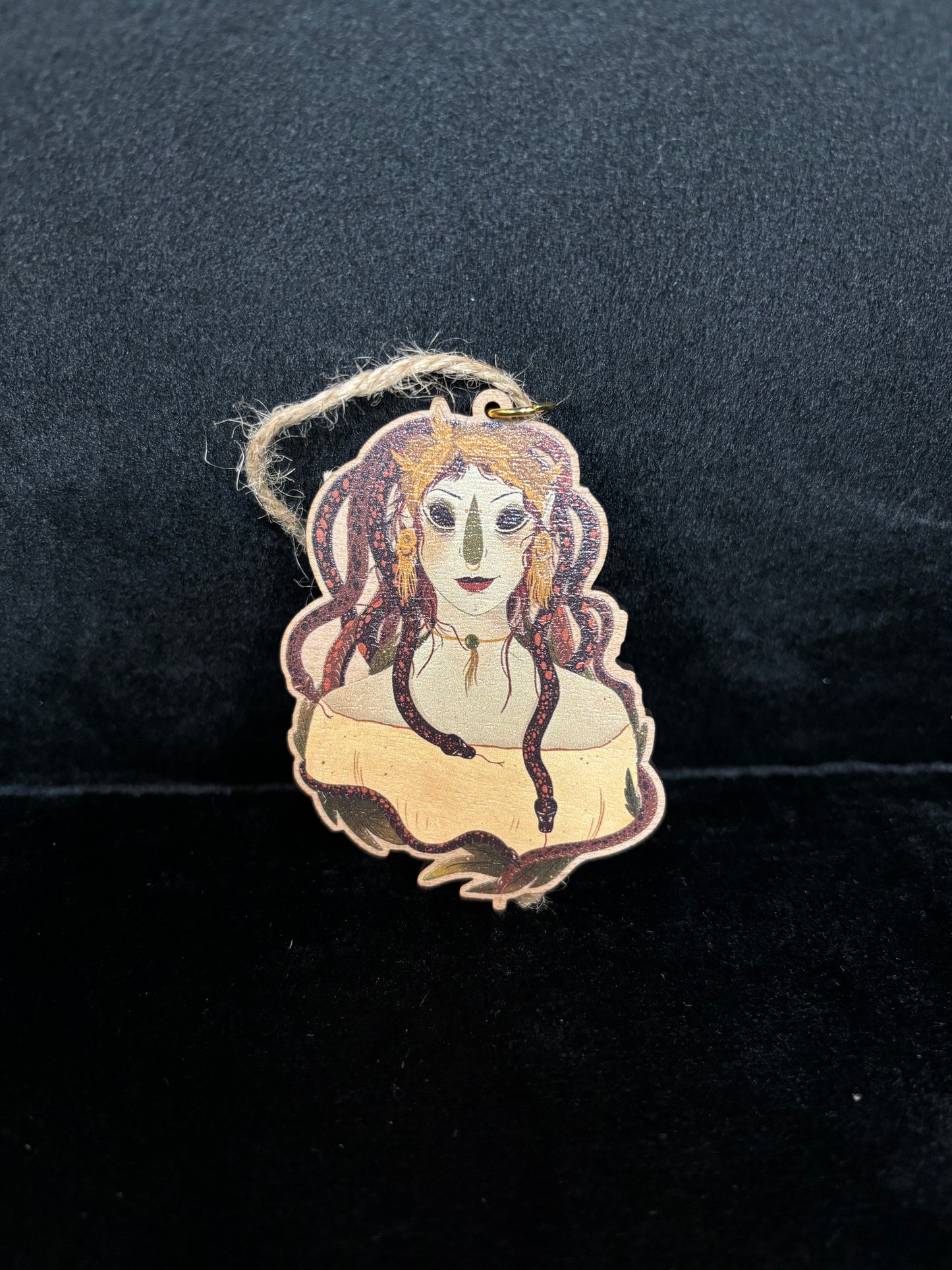 Wooden Medusa - Ornament