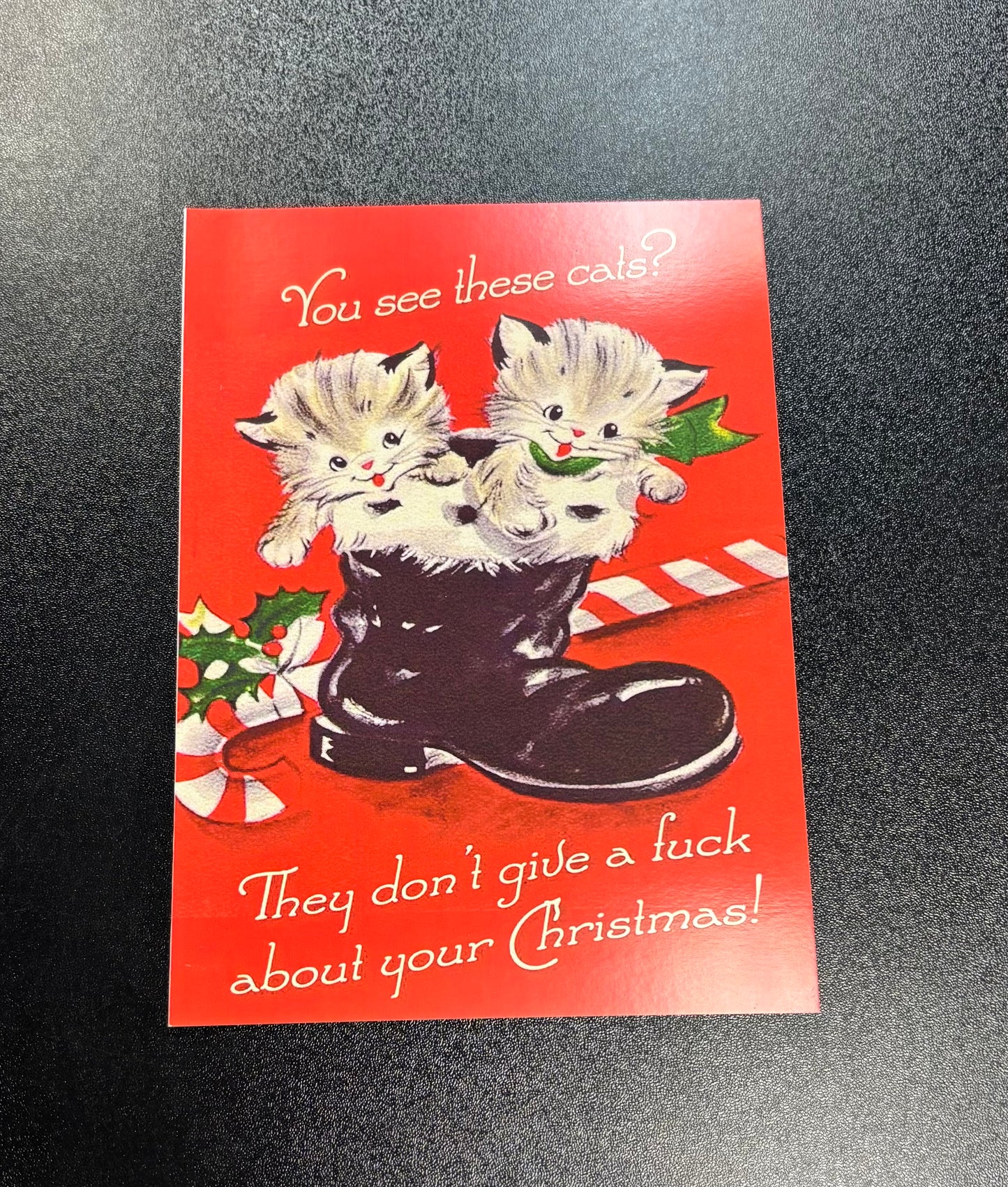 You see these cats? - Greeting Card