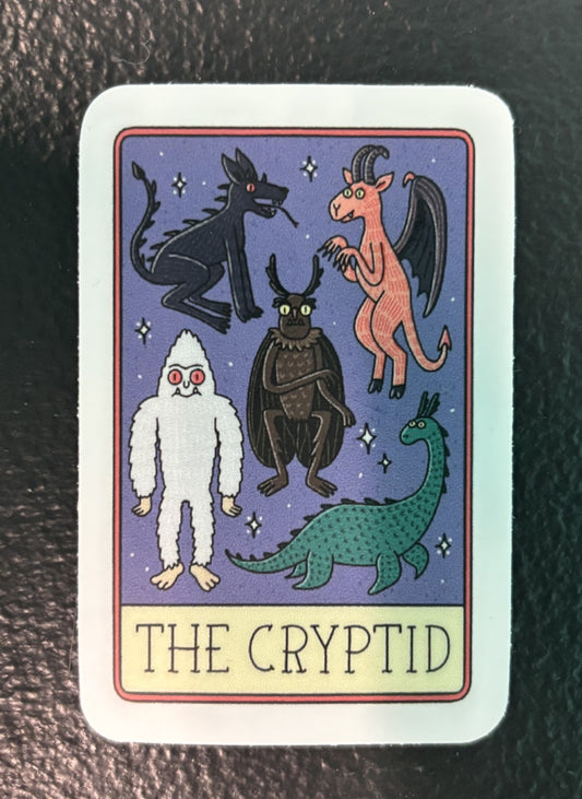 The Cryptid, Tarot Card - sticker