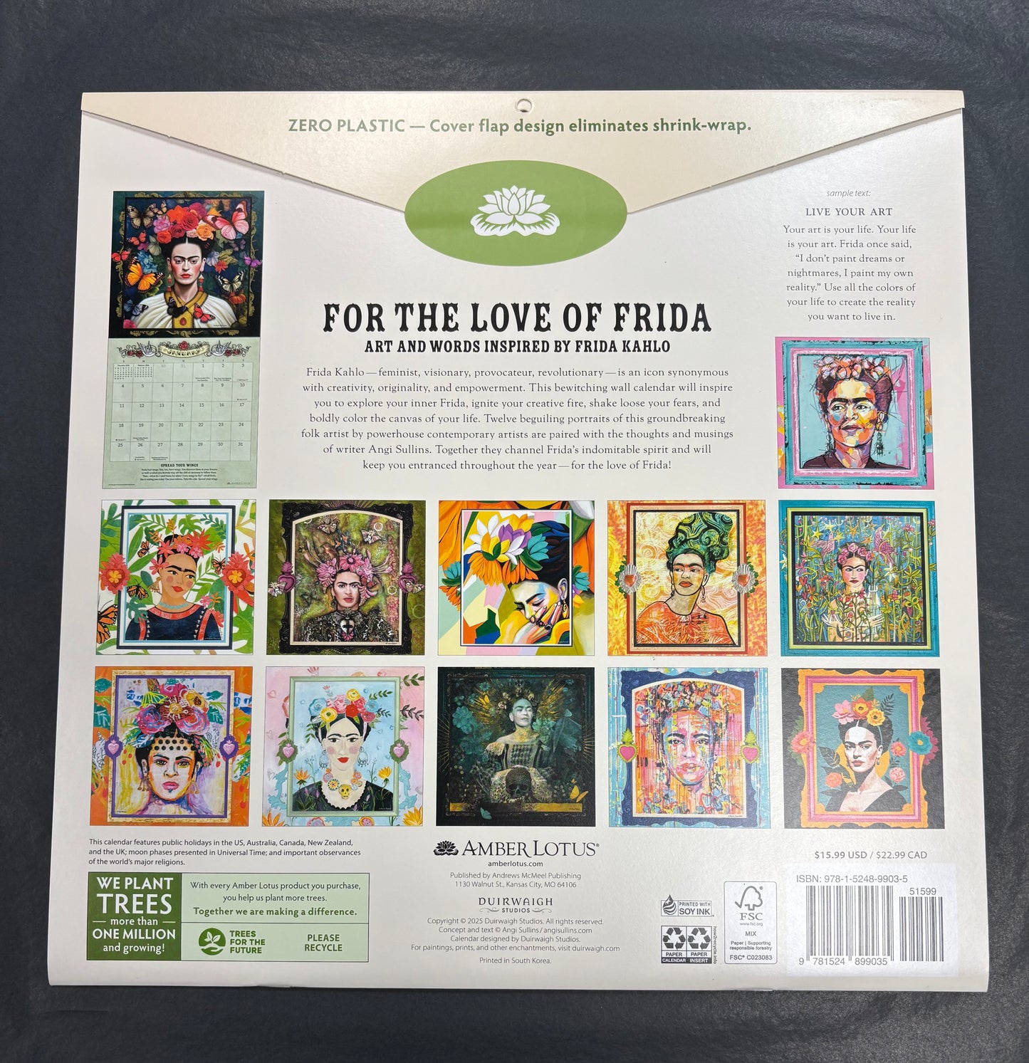 For the Love of Frida - Wall Calendar