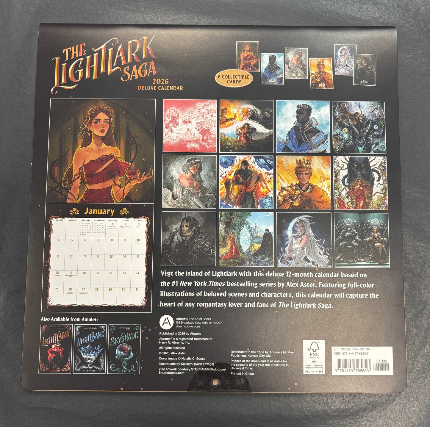 Deluxe The Lightlark Saga - Wall Calendar