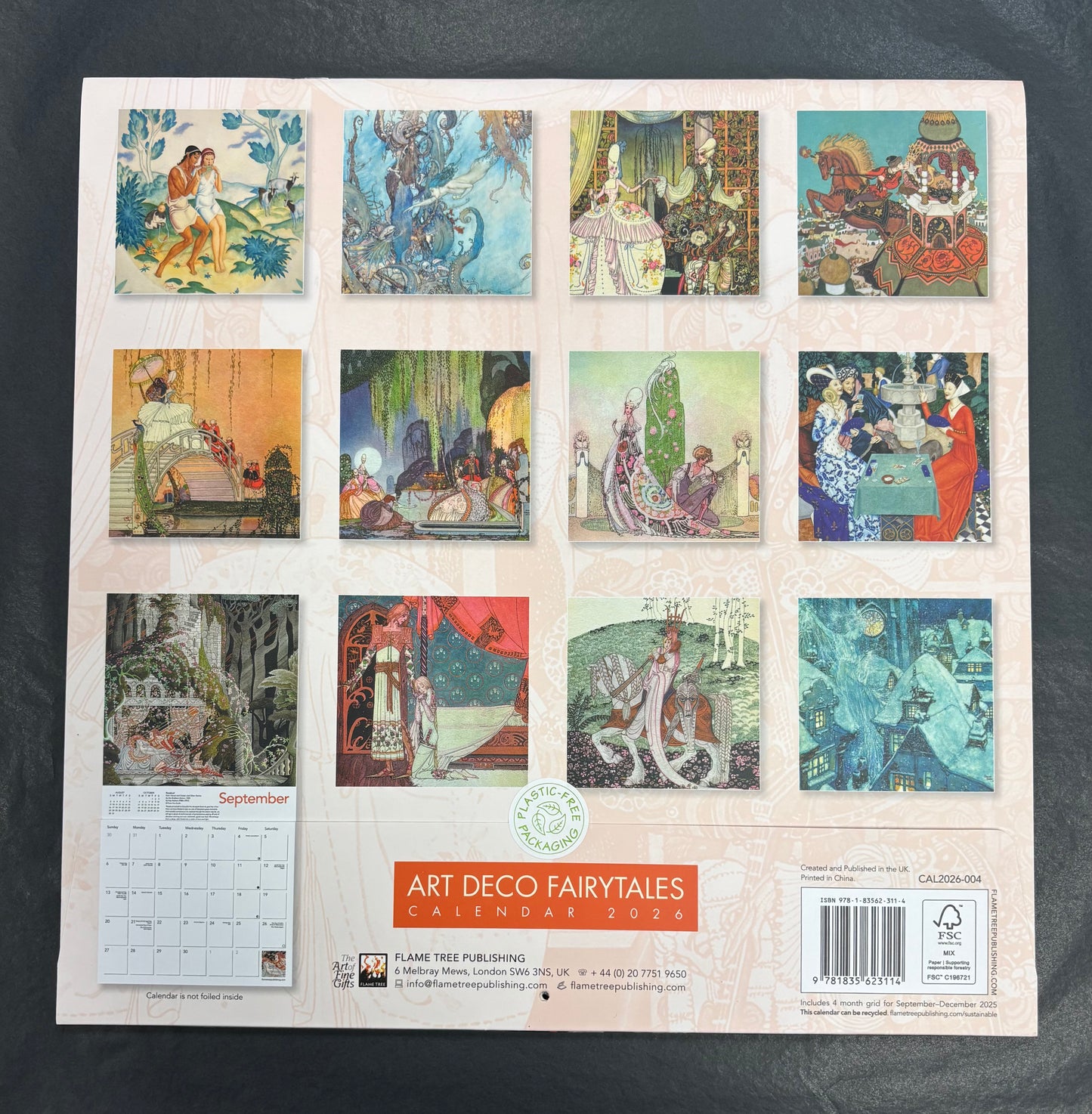 Art Deco Fairytales - Wall Calendar