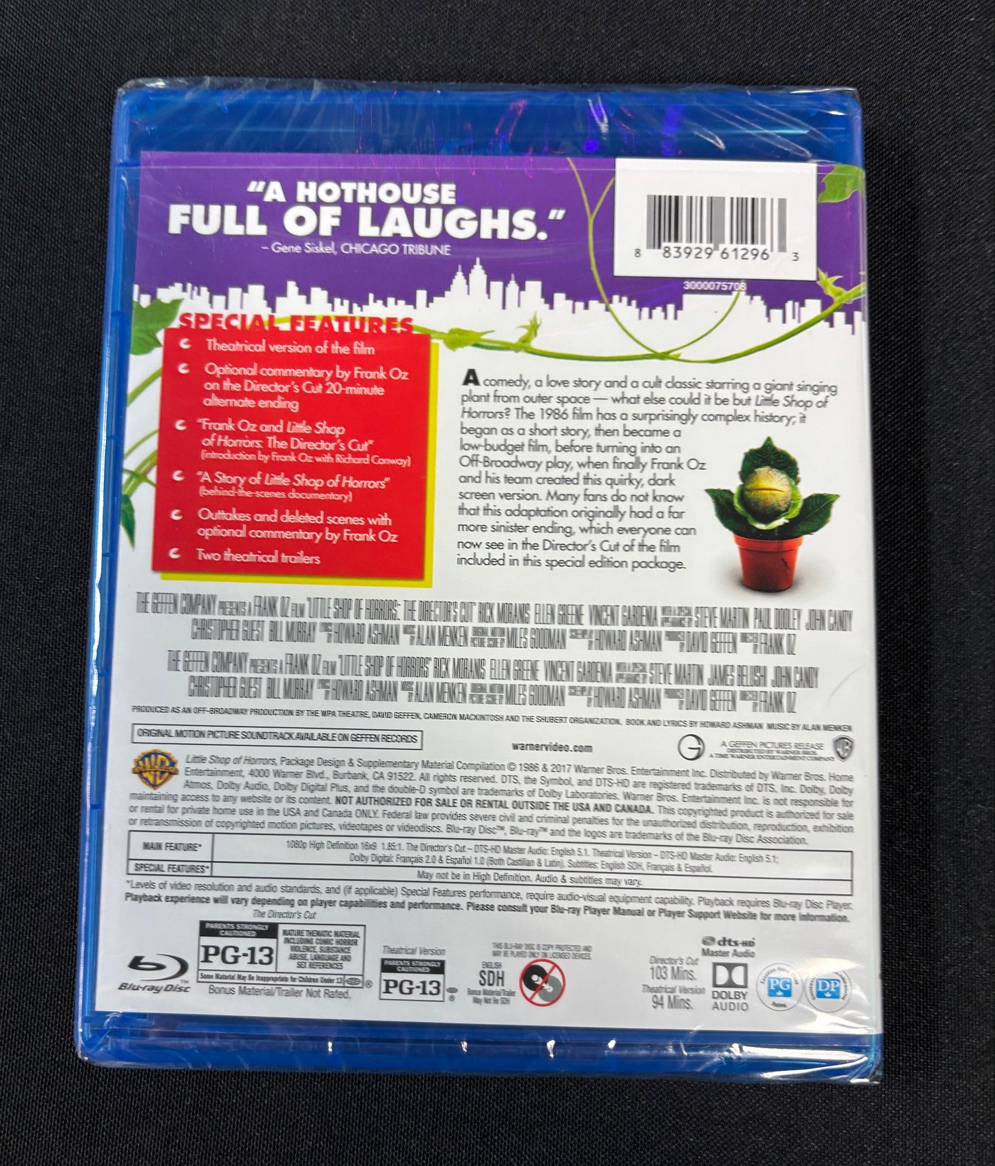 Little Shop of Horrors (1986) Director's Cut - Blu Ray - New