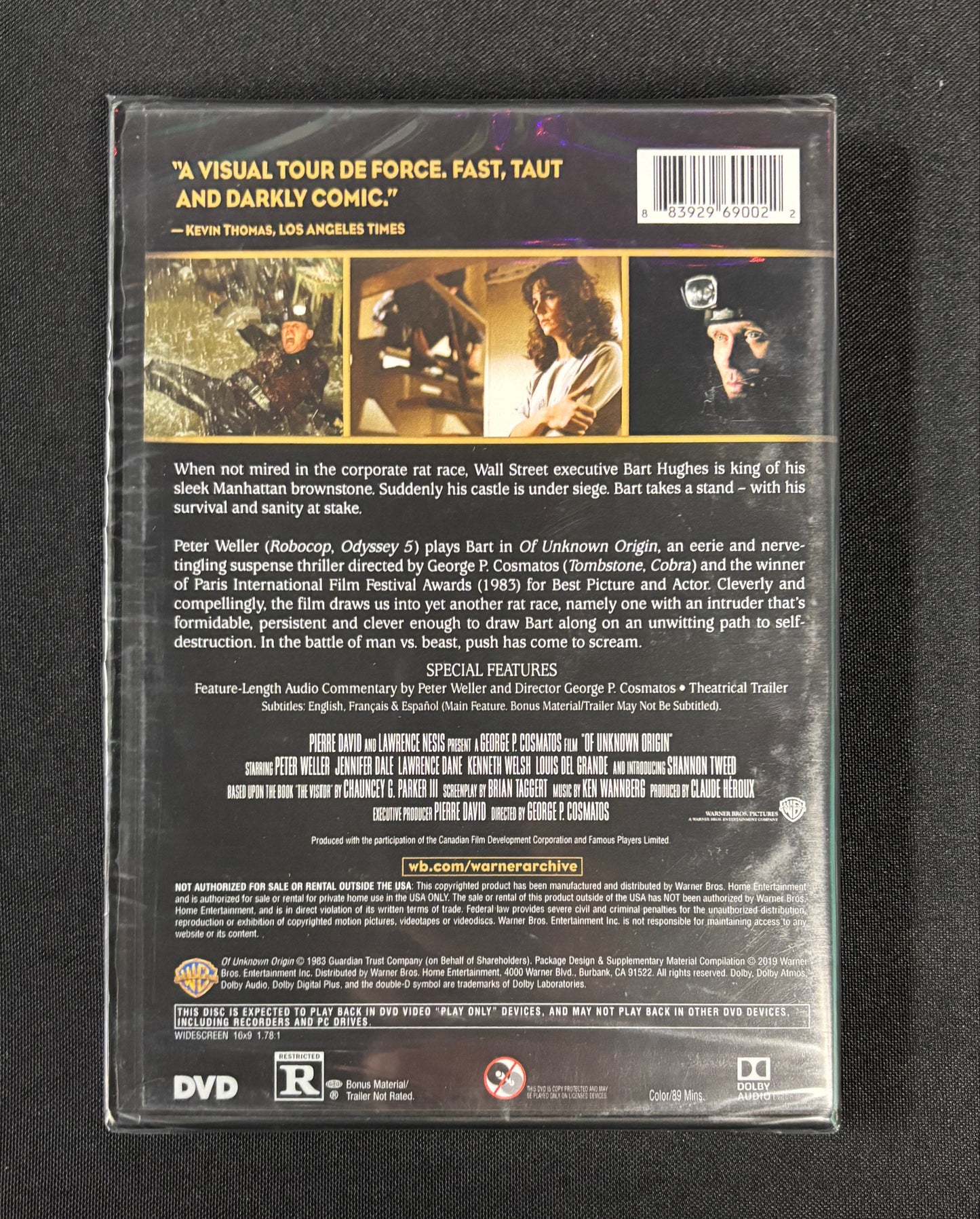 Of Unknown Origin (1983) - DVD - New