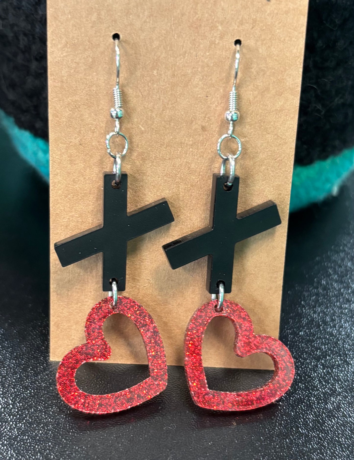 Xs and Hearts - Earrings