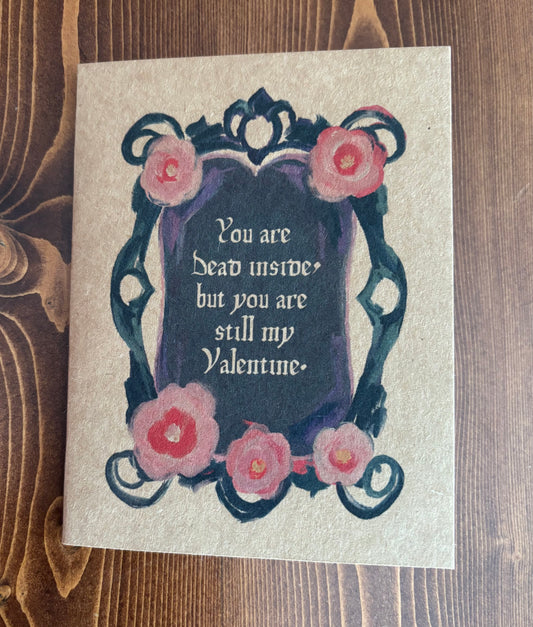 Dead Inside Valentine - Greeting Card