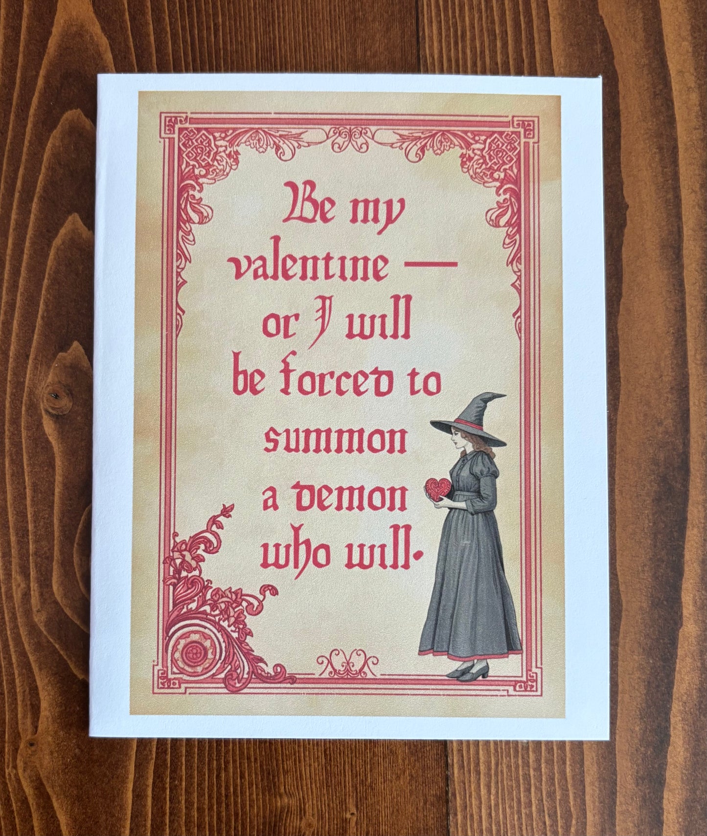 Demon Valentine - Greeting Card