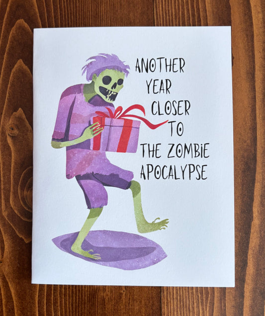 Zombie Apocalypse - Greeting Card