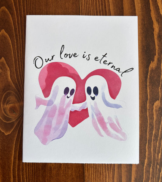 Love Ghosts - Greeting Card