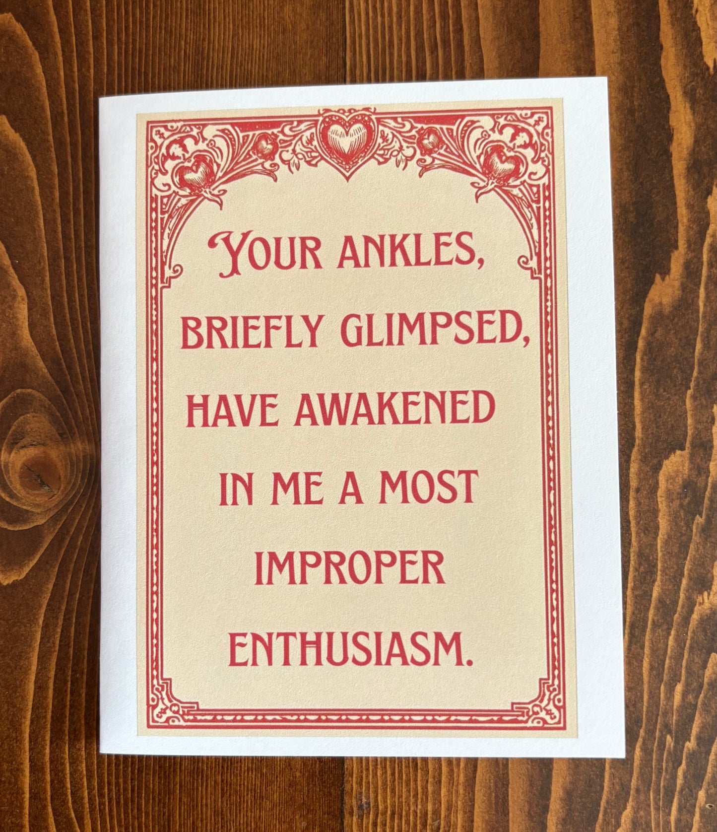 Your ankles - Greeting Card