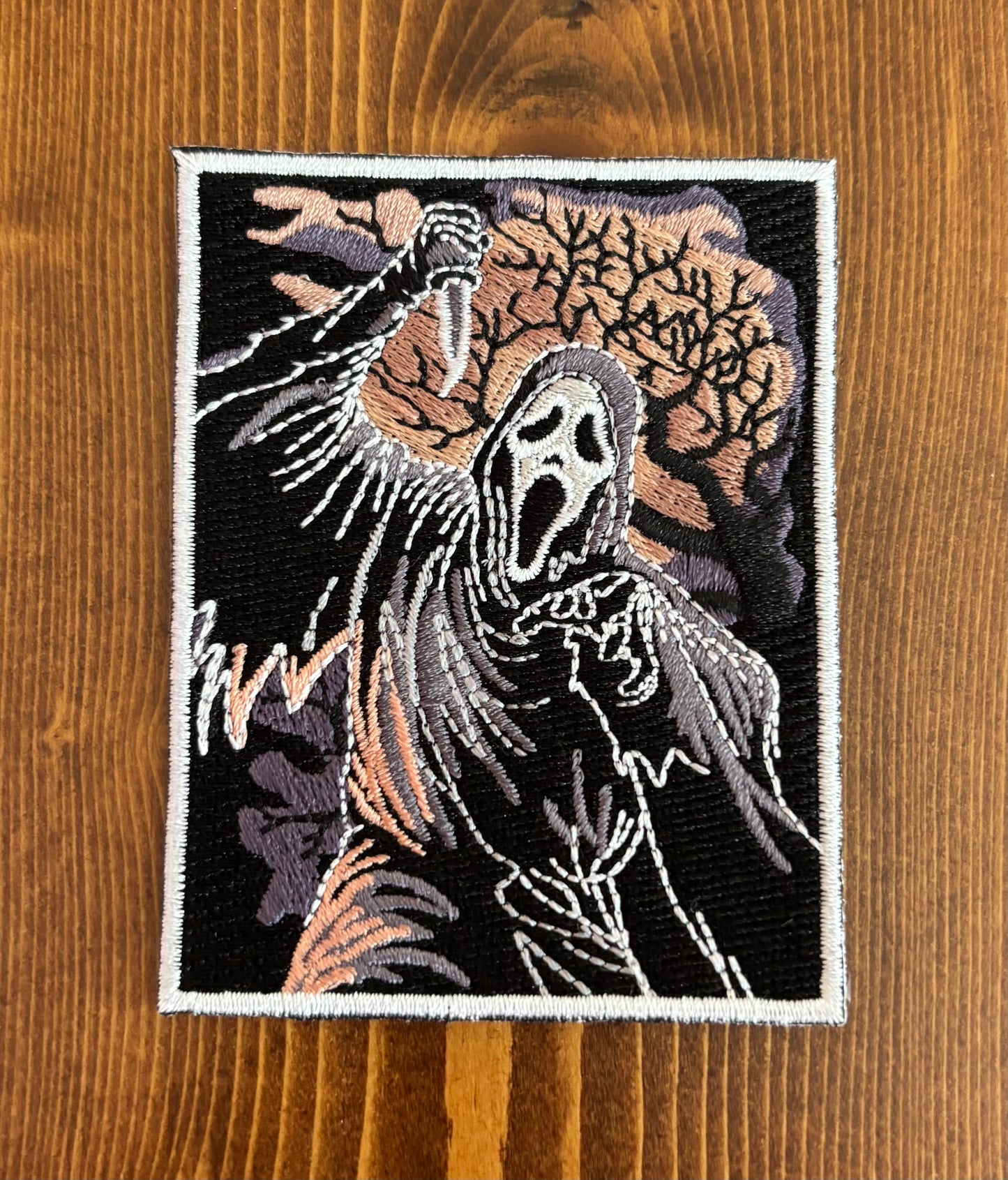 Ghostface Holding a Knife - Patch