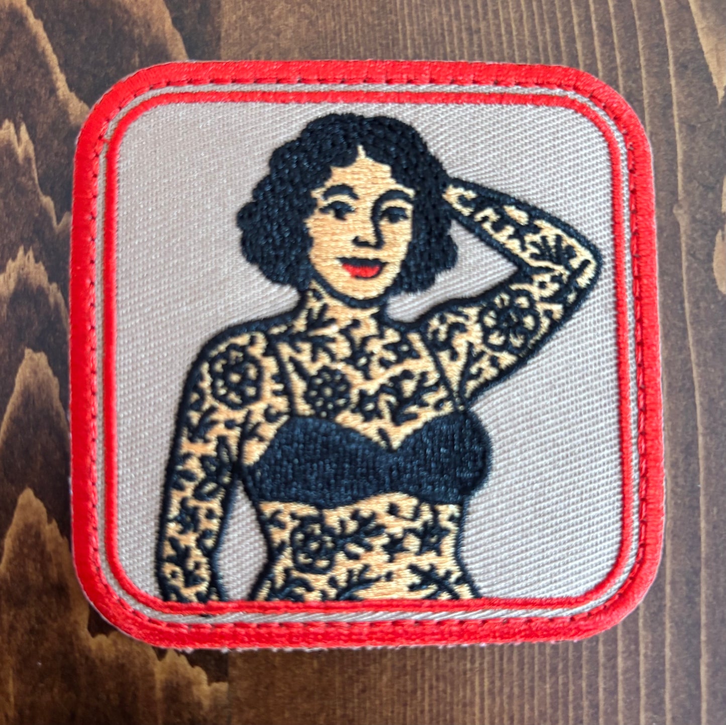Circus Tattooed Lady - Patch
