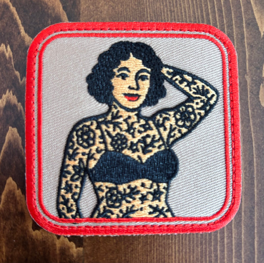 Circus Tattooed Lady - Patch