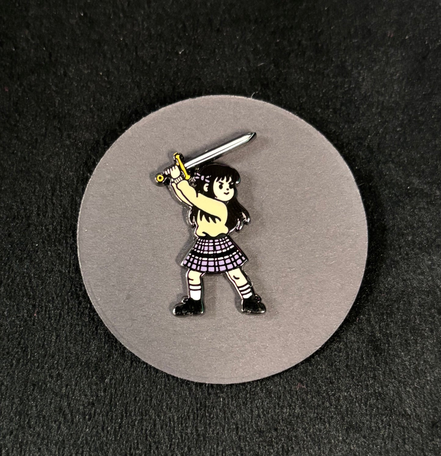 Girl with Sword - Pin