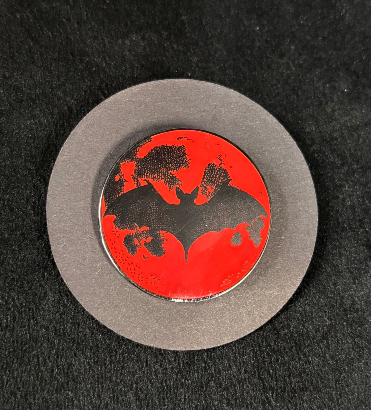 Red Bat Moon - Pin