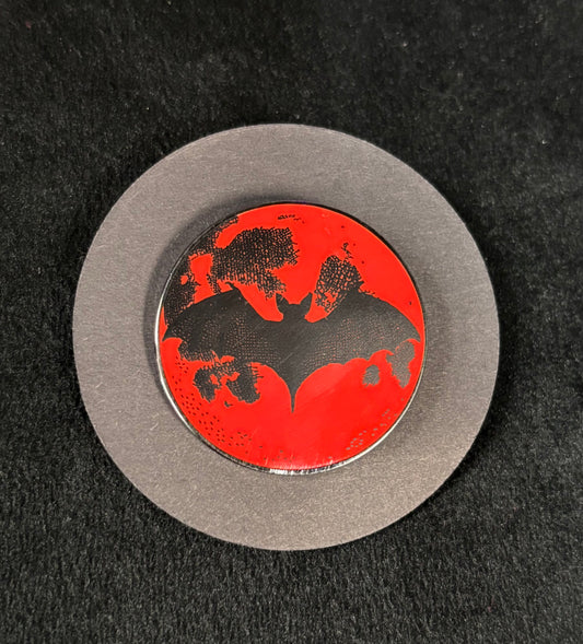 Red Bat Moon - Pin
