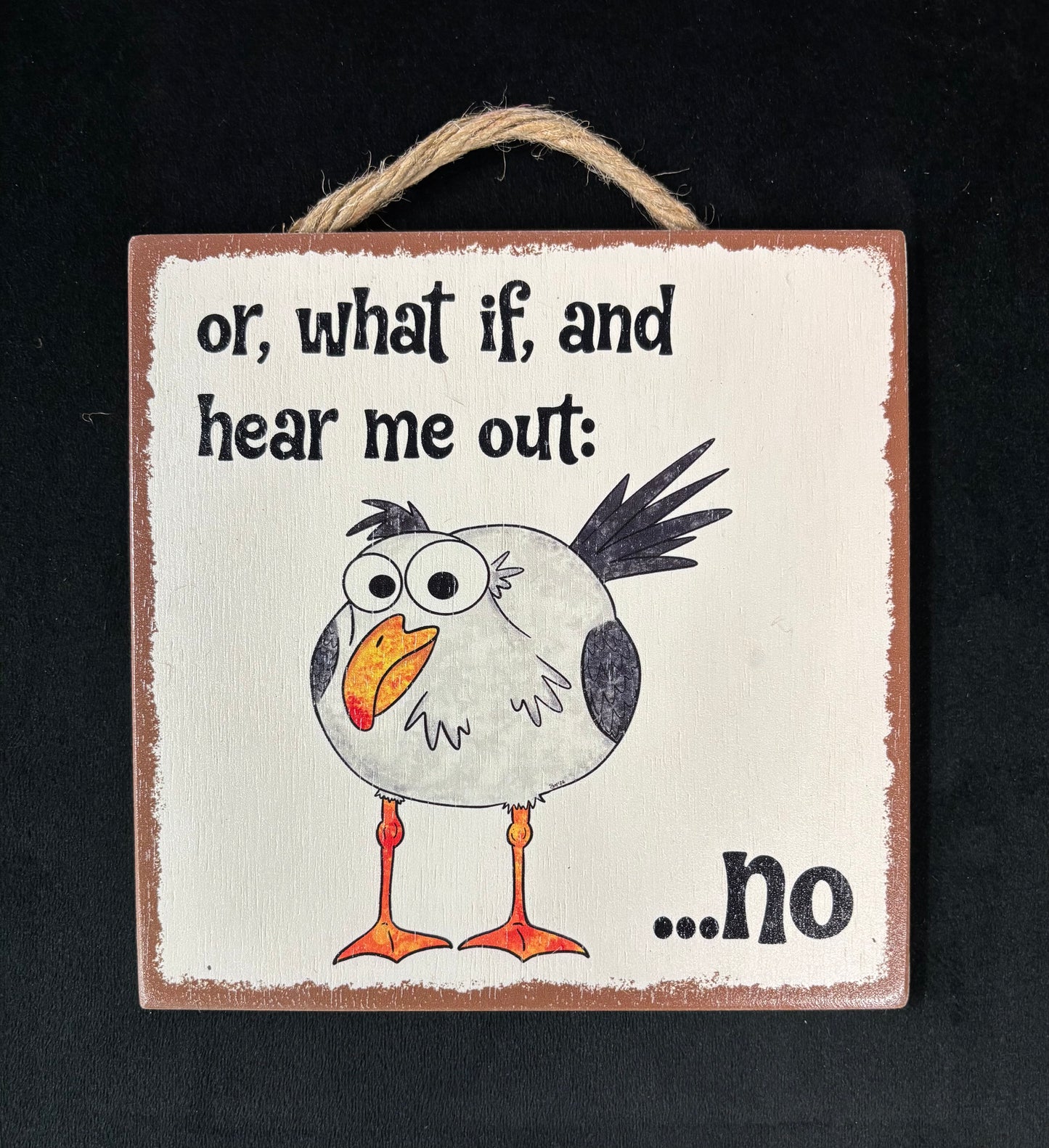 Hear Me Out - Wood Sign