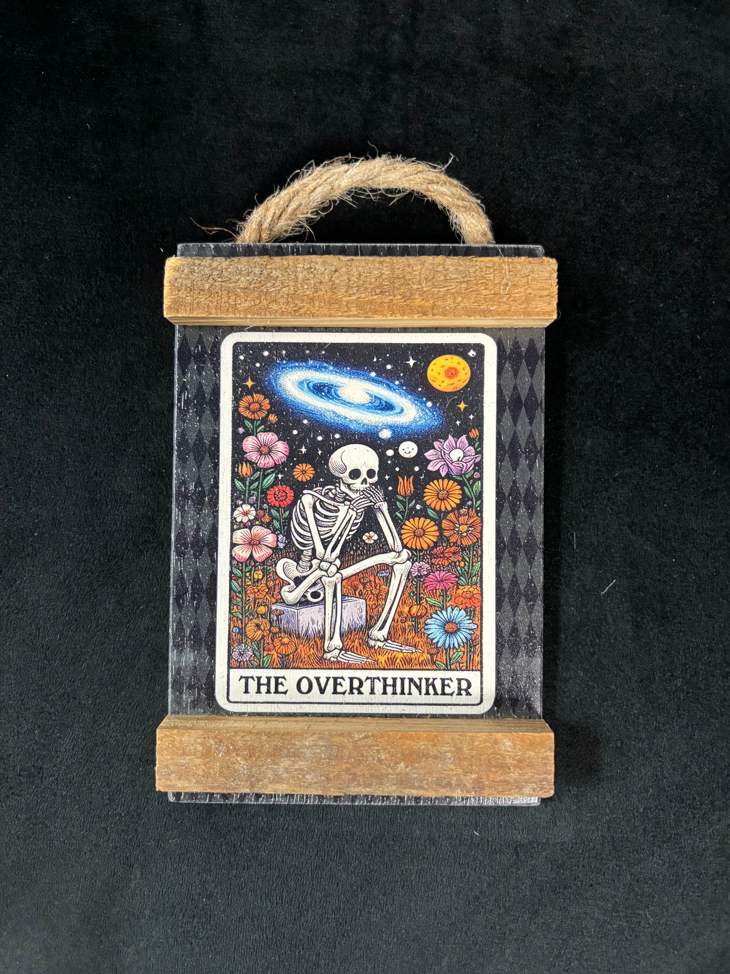 The Overthinker - Wood Sign