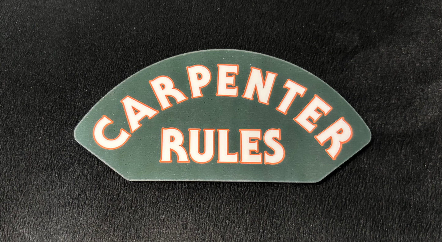 John Carpenter Rules - Sticker