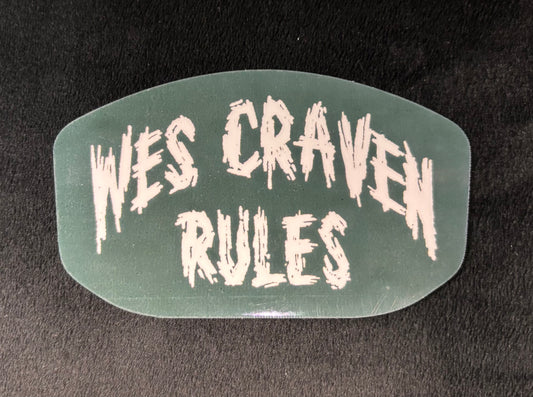 Wes Craven Rules - Stickers