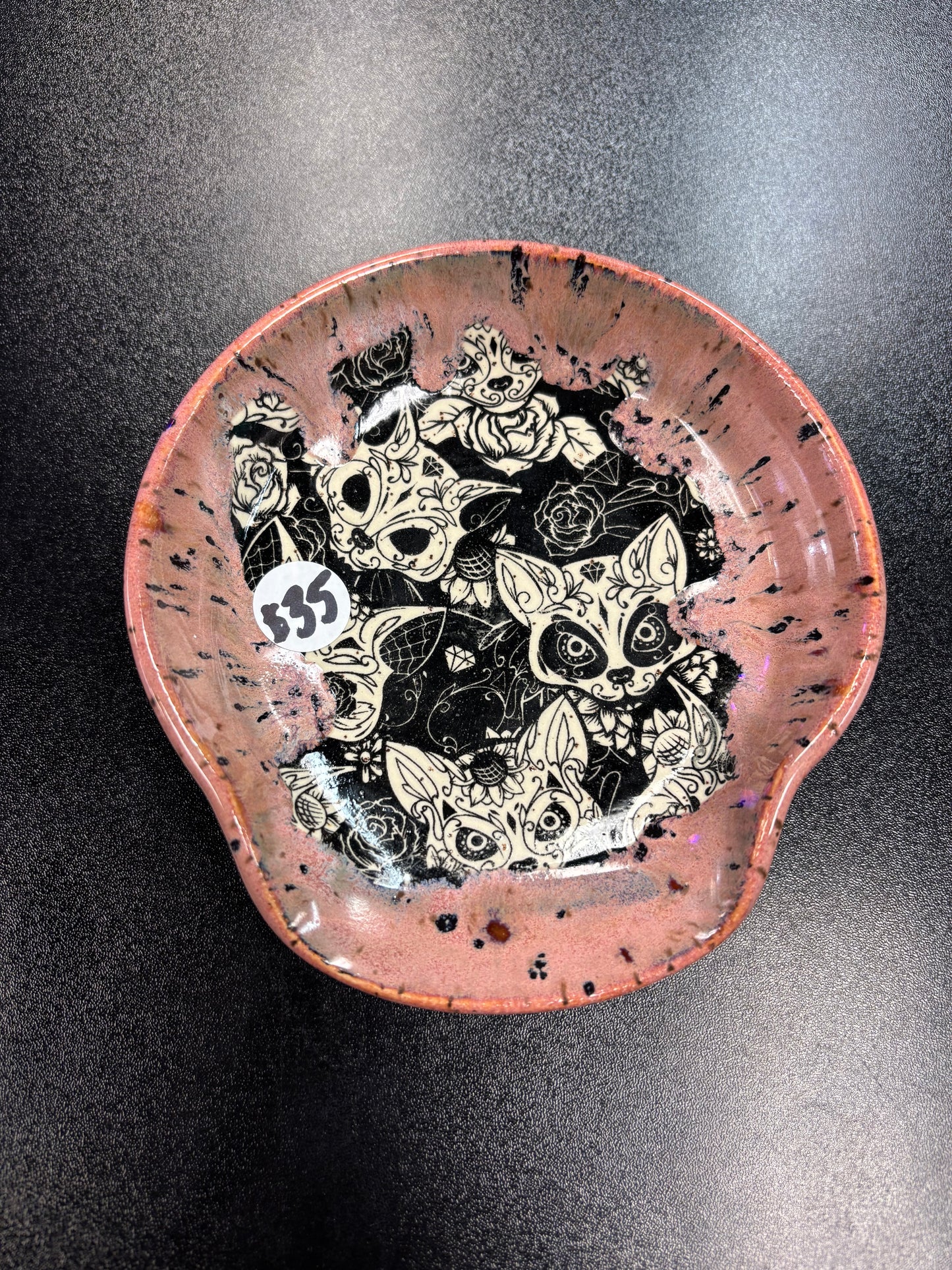 Spooky Cat - Ceramic Spoon Rest
