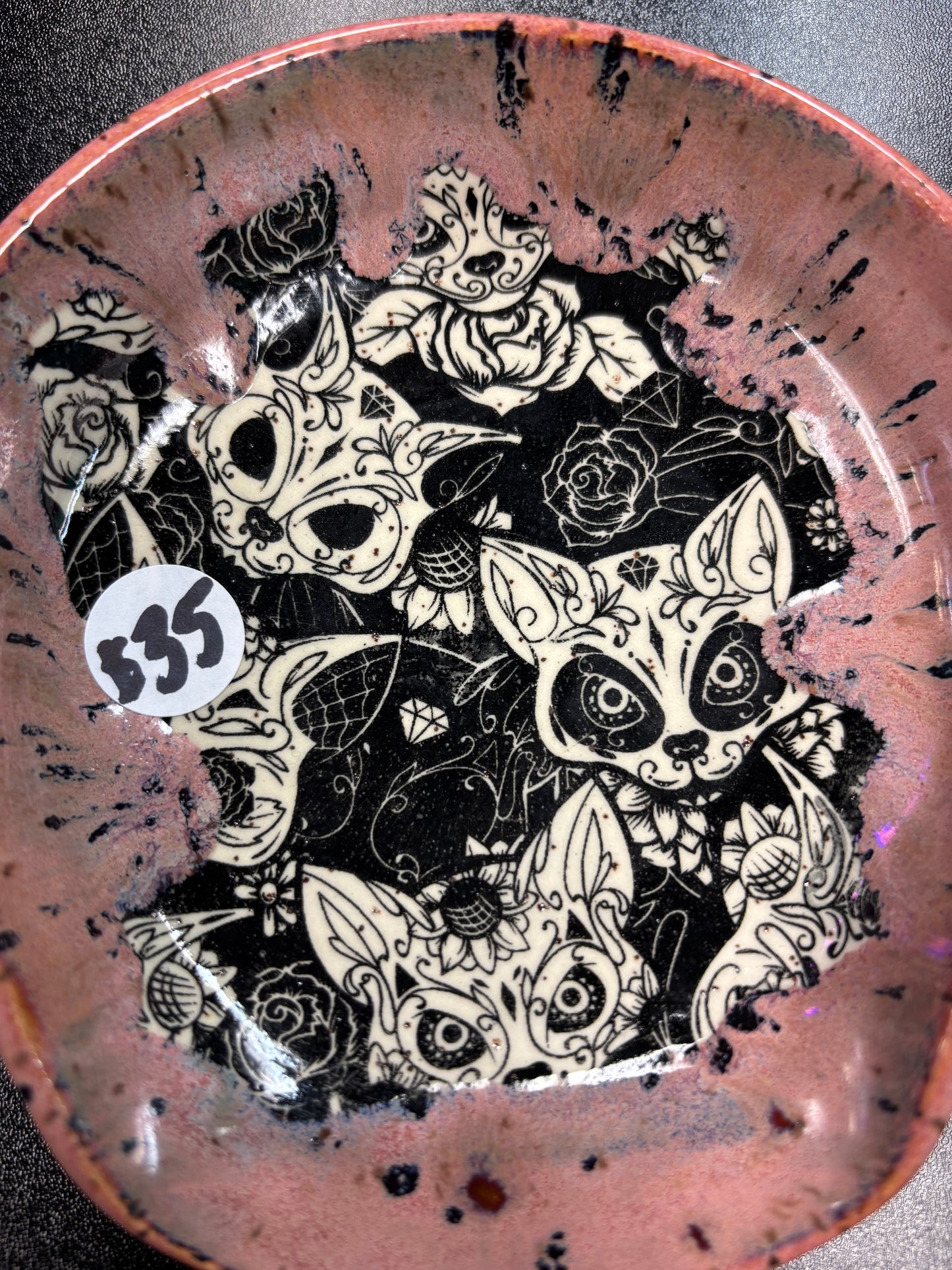 Spooky Cat - Ceramic Spoon Rest