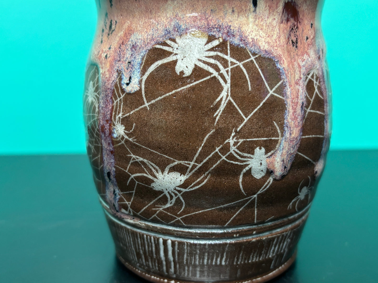 Spiders in Web - Ceramic Mug
