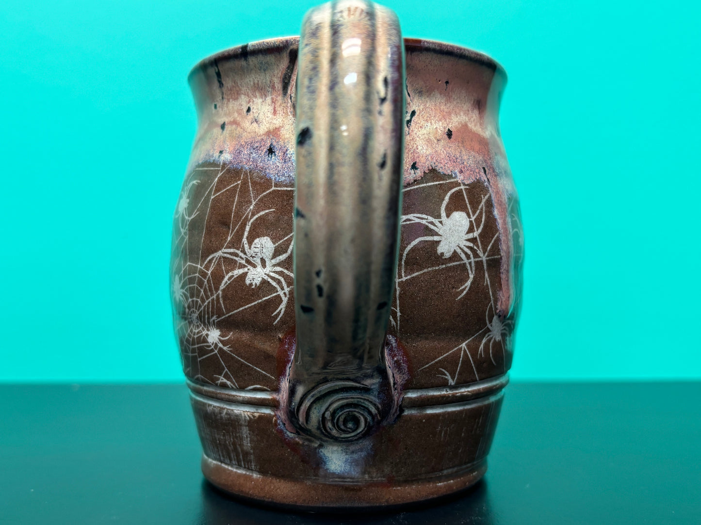 Spiders in Web - Ceramic Mug