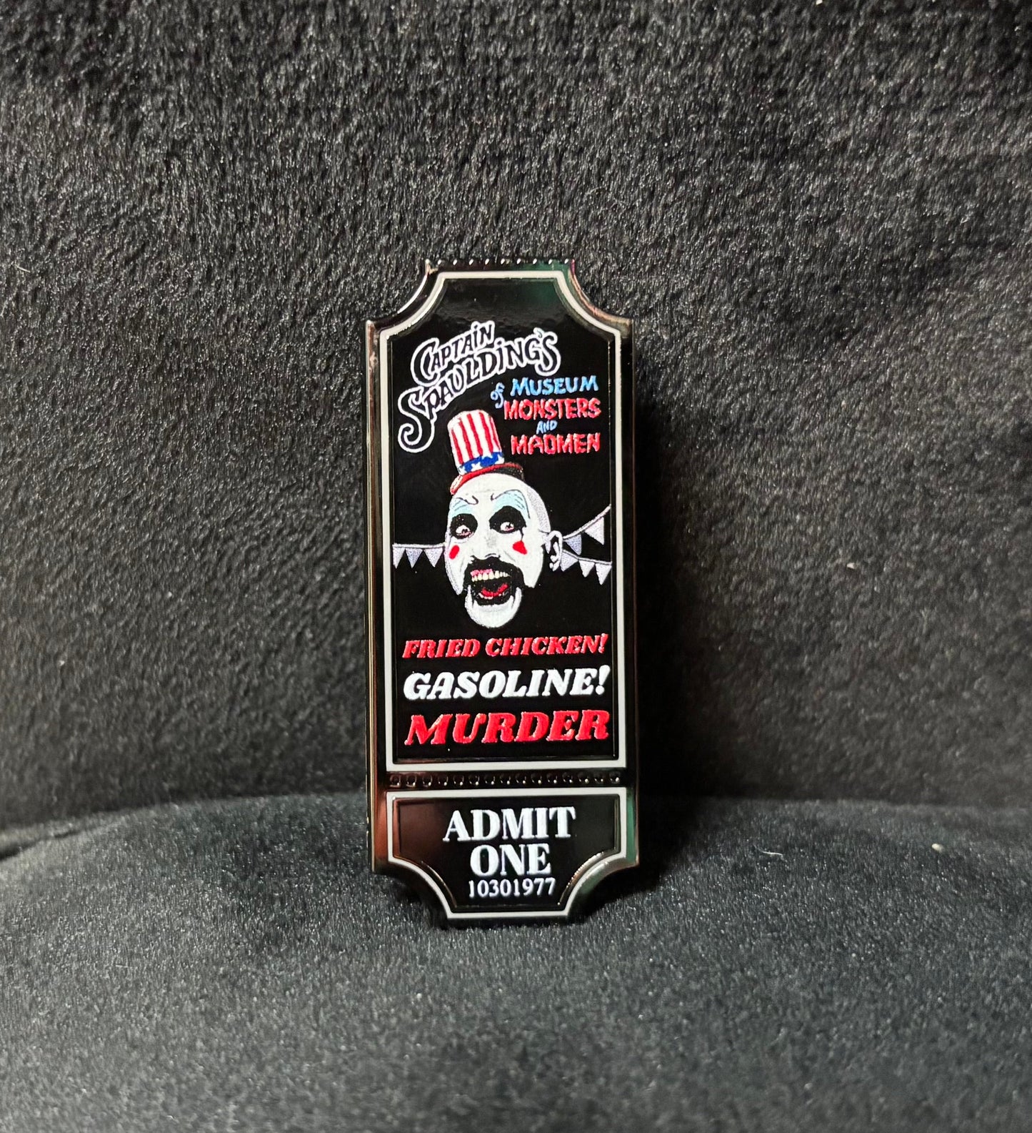 Captain Spaulding Ticket - Pin