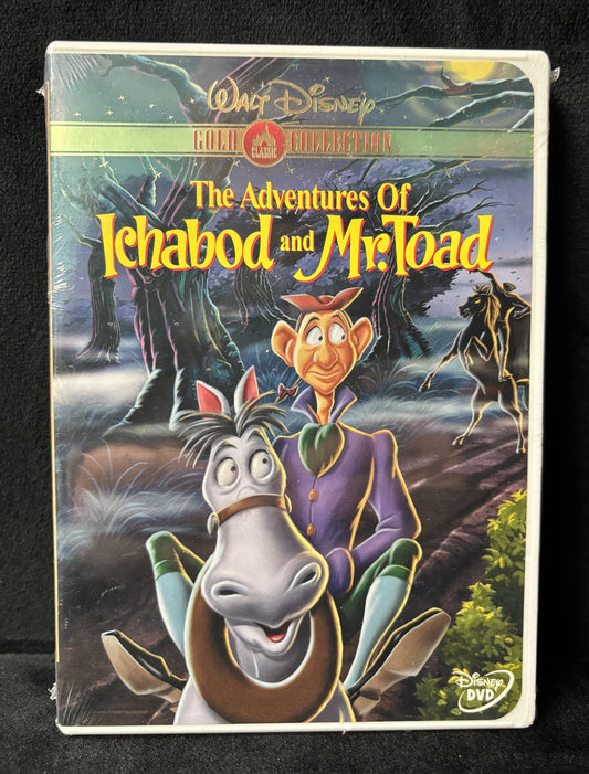 The Adventures of Ichabod and Mr. Toad (1949) - DVD - new
