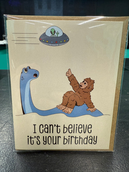 I Can't Believe... - greeting card