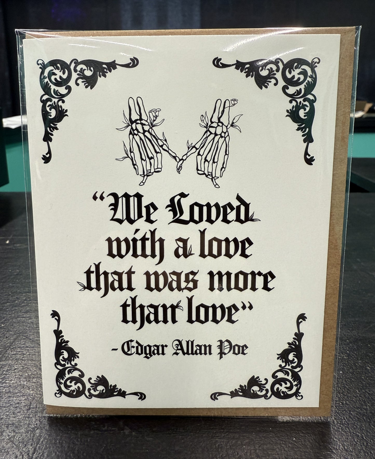 We Loved With... - greeting card